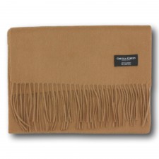 Gretna Green Wide Cashmere Scarf in Camel