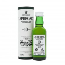 Laphroaig 10 Year Islay Single Malt Scotch Whisky 5cl