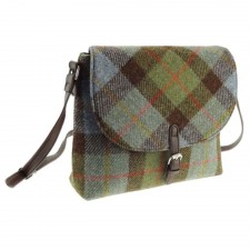Harris Tweed 'Torridon' Shoulder Bag In MacLeod Tartan