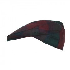 Mens Lindsay Barnton Tartan Flat Cap UK S
