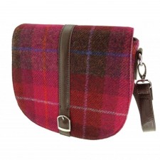 Harris Tweed 'Beauly' Shoulder Bag - Deep Pink