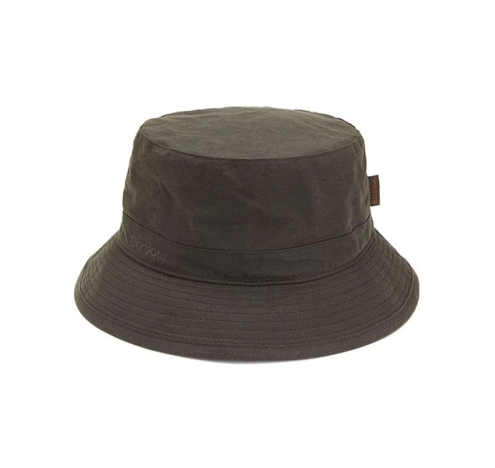 Barbour Mens Olive Wax Sports Hat