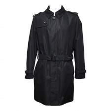 Daks Mens Neal Trench Coat in Black UK 42R