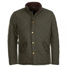 Barbour Mens Powell Quilted Jacket in Sage UK S