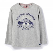 Joules Boys RAYMOND Grey Hiker T-shirt