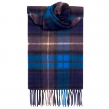 Lochcarron Buchanan Blue Cashmere Scarf 