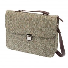 Harris Tweed Deveron Work Bag in Oatmeal Fleck