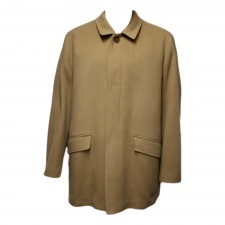 Daks Mens Nigel Long Coat in Beige