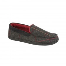 Jo & Joe Mens Glengarry Slippers in Grey