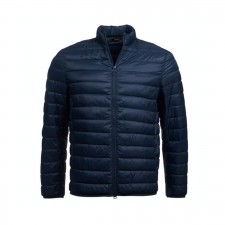 Barbour Mens Penton Quilted Jacket In Navy UK S