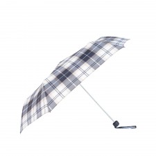 Barbour Portree Tartan Handbag Umbrella in Rosewood Tartan