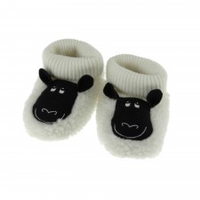 Black Faced Sheep Baby Bootees