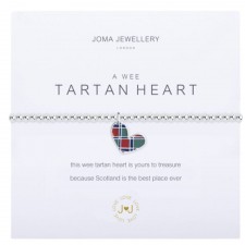 Joma Jewellery A Little 'Wee Tartan Heart' Bracelet