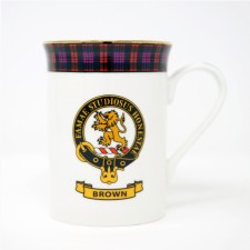 Brown Clan Crest Mug