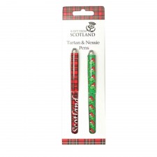 Nessie & Tartan Pen Twin Pack