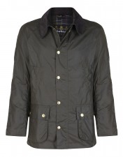 Barbour Mens Ashby Wax Jacket in Olive