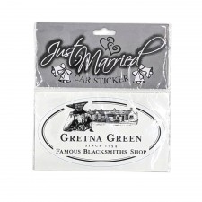 Gretna Green Oval Car Sticker
