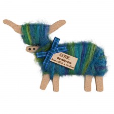Hairy Coo Handmade Highland Cow Standing Ornament - Clyde