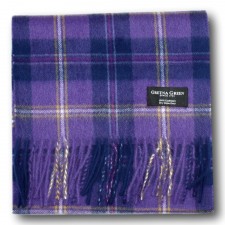 Gretna Green 'Gretna Gold' Tartan Cashmere Scarf