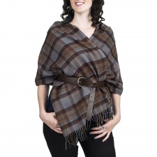 Ladies Outlander 'Mackenzie' Tartan Stole 100% Lambswool