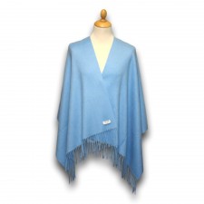 Lona Scott 100% Cashmere Stole in Cambridge Blue