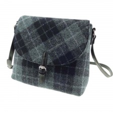 Harris Tweed 'Torridon' Shoulder Bag In Grey and Black