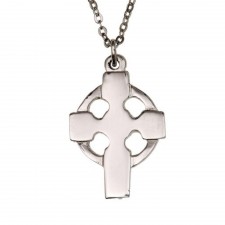 Art Pewter St Columba Cross Pendant
