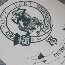 Murray Clan Crest Tea Towel