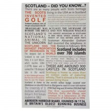 Glen Appin Scotland - Did you Know? Tea Towel 100% Cotton