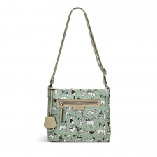 Radley Off On An Adventure Ziptop Crossbody in Green Fig