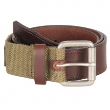 Barbour Webbing And Leather Belt