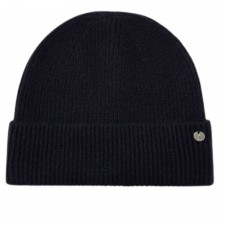 Joules Shinebright Ribbed Hat in French Navy