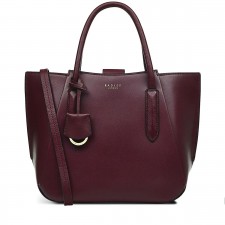 Radley Liverpool Street 2.0 Medium Open Top Grab Bag In Dark Cherry