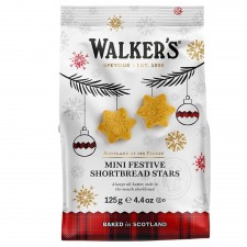 Walkers Shortbread Mini Festive Stars 125g