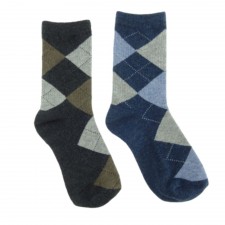 Pack of 2 Kids Argyll Socks