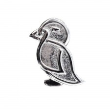 Art Pewter Celtic Puffin Brooch