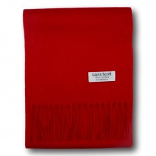 Lona Scott Childrens 100% Cashmere Scarf in Red
