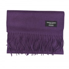 Gretna Green Aubergine Cashmere Scarf