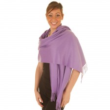 Gretna Green Lilac Cashmere Stole
