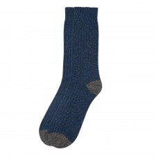 Barbour Mens Houghton Socks In Midnight