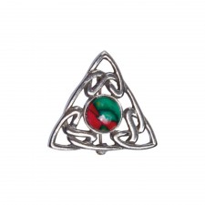 Heathergems Celtic Triple Knot Brooch