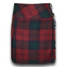Ladies Isobel Wool Billie Kilt in Lindsay Tartan