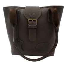 Barrhead Leather 'Olivia' Deerskin Tote Bag in Brown Leather