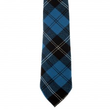 Boys Ramsay Blue Tartan Tie