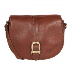 Barbour Laire Leather Saddle Bag