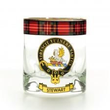 Stewart Clan Whisky Glass
