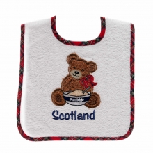 Teddy Bear Breakfast Baby Bib