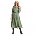 Joules Ladies Adele Button Tiered Dress in Apple Ditsy