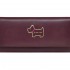Radley Heritage Dog Outline Flapover Matinee Purse in Dark Cherry