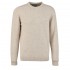 Barbour Men&#039;s Tisbury Crew Neck Sweater in Stone